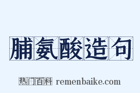 脯氨酸造句是什么意思的图片